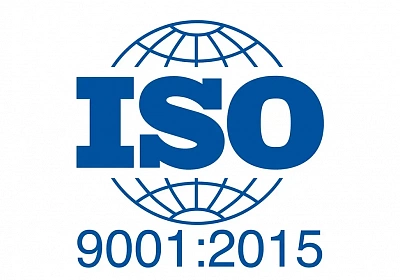 WE ARE CERTIFIED ACCORDING TO THE ISO 9001:2015 SYSTEM STANDARD